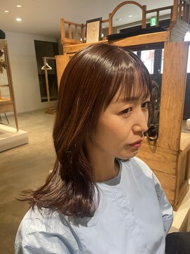 こっくりブラウンベージュカラーミディアム