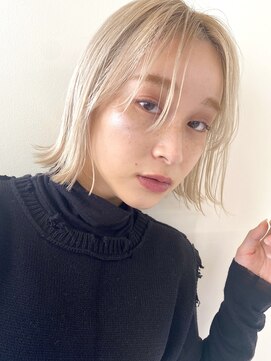 スミス 秋葉原(Smith) レイヤーカットハッシュカット顔まわりミディアムロング