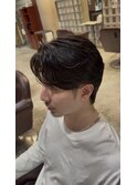 毛流れセンターパート