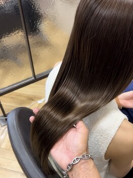 ヘアーナチュレ ラ フルール(HAIR NATURE La Fleur)の写真/ICEA認証オーガニックカラーで頭皮と髪にやさしく白髪を美しく自然にカバーします♪