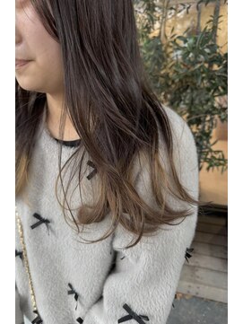 リールヘアー 大野城店(rire hair) グラデーションカラー/ブリーチカラー