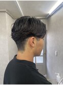 毛流れパーマ