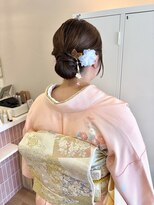 エウ(eu)&nbsp;訪問着ヘアセット