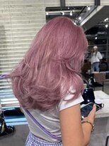 アポロ 横浜駅店(apollo)&nbsp;53. ワンホンレイヤー/ラベンダーピンク/ブリーチカラー