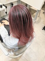 ネリ(NERi)&nbsp;艶めく立体感☆ピンクバレイヤージュカラー！