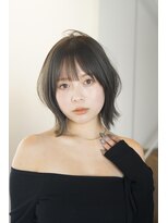 ヴィヴィッド オモテサンドウ(ViViD omotesando)&nbsp;くびれボブ　レイヤーボブ　大人ボブ　オリーブ