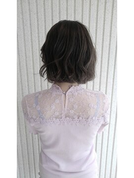 エイトタマプラ たまプラーザ店(EIGHT tamapla) 【EIGHTたまプラ】デザインカラー_切りっぱなしボブ