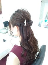 ヘアセットサロン ラシク(LaCQ) 大人ハーフアップ