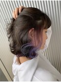 インナーカラー ブルーバイオレット