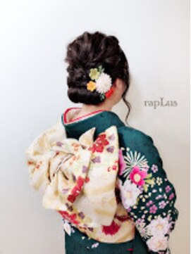 ヘアアンドメイク スタジオ ラプラス(HAIR&MAKE STUDIO rapLus) ☆和カジ　ゆるシニヨンアップ☆