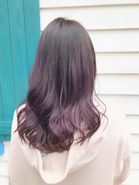 コレット 大宮(collet) パープル　グラデーションカラー　appri大宮　山崎