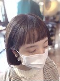 ＊眉上バング＊ぱっつん前髪＊シースルーバング＊【菊池 貢平】