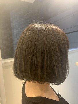 エイミーバイアフロートザガーデン 浦和店(amie by afloat the garden) 大人可愛い　小顔　ミニボブ　ベージュ