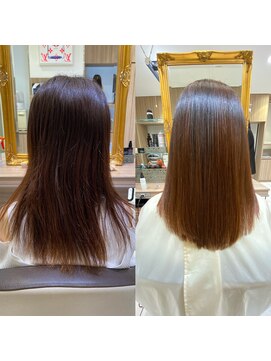 アッシュ 都立大学店(Ash) ブリーチ縮毛矯正