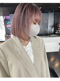 【なつみ】春カラーピンクグラデーションの大人デザインカラー