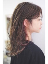 1.バレないインナーカラー会社での規則がある方、そこまで目立たせたくないけどちょっとだけ入れたい方★