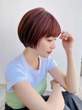 トルネード(TORNADO) 大人ショート前髪あり丸みひし形丸顔面長エラ張り絶壁 K0508