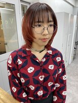 ヴェルダ 池袋店(verda)&nbsp;ウルフ×レッドグラデーションカラー