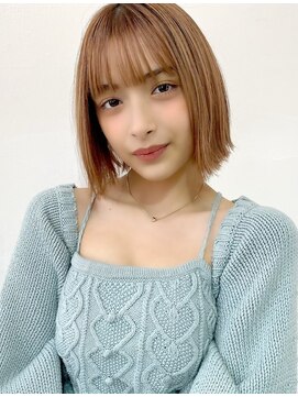 キイ 勝どき(K.e.y) ベージュミニボブ