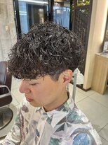 ゼンコー アオヤマ(ZENKO Aoyama)&nbsp;ツイストスパイラル/波巻き/無造作/ツーブロック/メンズパーマ