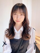 アイティーバイアルバム 松戸店(IT by ALBUM)&nbsp;美髪ニュアンスカラーグレーベージュレイヤーロング_ba486861