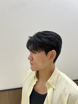 ステージ(STAGE) ダウンパーマ　韓国メンズヘア　センターパート