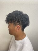 メンズパーマヘア