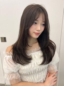 ユーフォリア 池袋東口駅前店(Euphoria) 20代30代40代大人かわいいセミロングレイヤー★ブランジュ