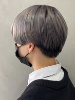 エルマーク 京橋(L-MARK)&nbsp;マッシュナチュラルカラーマッシュメンズヘアカラーツーブロック