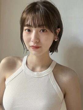 コクーン(Cocoon) タイトボブ#くびれヘア#アプリコットオレンジ