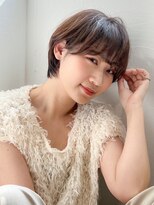 クラン 岡本(Chlan)&nbsp;大人可愛いマッシュショート×ワイドバングひし形シルエット