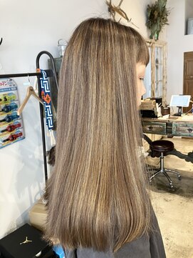 ナルヘアー 越谷(Nalu hair) 髪質改善カラー/白髪ぼかしハイライト