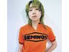 デザインカット＋ケアブリーチ使用ハイトーンカラー＋トリートメント18000円