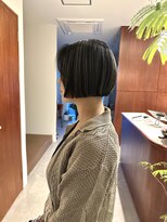 デン(den)&nbsp;ミニボブ　表面ハイライトカラー