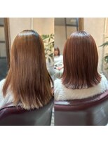 サーパス(Surpass)&nbsp;【SHIHO】切りっぱなしボブ/レッドブラウン/20代30代40代◎立川