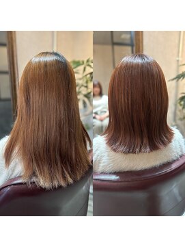 サーパス(Surpass) 【SHIHO】切りっぱなしボブ/レッドブラウン/20代30代40代◎立川