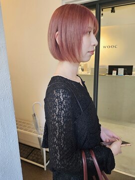 ウック(wooc) シルキーピンクミニボブ