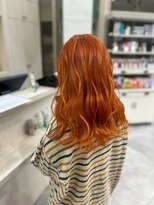 ヘアーワークス ボナ(HAIR WORKS bona.)&nbsp;気分も上がる高発色！肌を明るく見せるブライトオレンジウェーブ