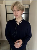 ビプリー(BEAPLY) ハイトーン×センターパート