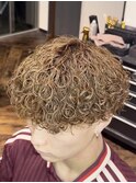 【SKILL】波巻きパーマブラウンカラー