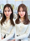 結べるレイヤーカット ビフォーアフター
