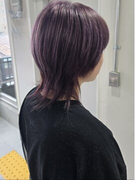 ジェスター(JESTER) ウルフ×ブリーチ1回パープルカラー【ブリーチ/カラー】