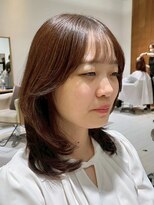ヘアリゾート粋 リマ 銀座店(lima)&nbsp;ミディアムレイヤー/ナチュラルブラウン/艶髪