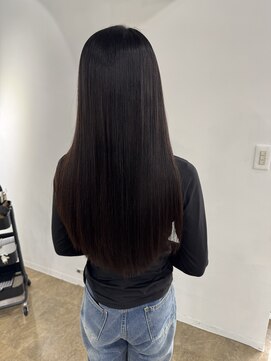 【miyon】韓国レイヤーカット×暗髪カラー×髪質改善