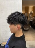 縦落ちパーマ