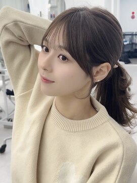 アマトウキョウスマートサロン(AMA TOKYO×Smart Salon) くびれミディアムレイヤー/顔まわりカット/美髪レイヤーカット