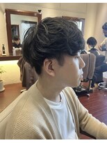 ヘアリゾート粋 ドゥオ 新宿南口店(dua)&nbsp;ツーブロ シャドウパーマ