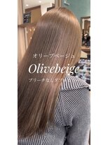 アッシュ 茗荷谷店(Ash)&nbsp;ブリーチなしオリーブベージュ