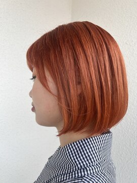 ヘアーアンドアイラッシュ ビス 下曽根店(Bis!) オレンジカラー