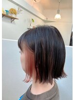 リリー LILY ヘアー メイク HAIR アンド & MAKE&nbsp;シースルーバングレイヤーカット顔周りカットインナーカラー